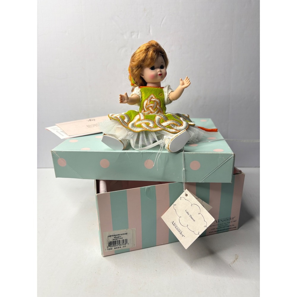Madame Alexander Celtic Dancer Doll 67960 2013 Red Hair‎ Green Irish Dress Box